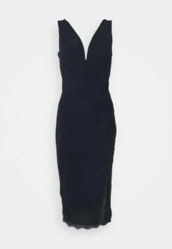 Wal G Chantelle Midi Dress - Robe En Jersey - Navy Blue -Wal G 49913ef9b9784b39bfc8f82056ad1ef4