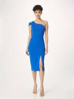 Wal G Robes De Cocktail Robe De Cocktail GENNY Femme Bleu Roi -Wal G 49b088bf8a419af41e93b1dbe5b3bfbc
