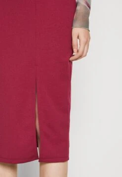 Wal G Valentines Heart Midi Skirt - Jupe Crayon - Magenta -Wal G 4aa1ab73bc51488d8cf44c7853a19cb7