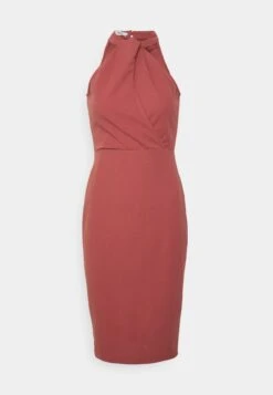 Wal G Halter Midi - Robe Fourreau - Dark Mauve Pink -Wal G 4b38364d00174ecb9a9a347799d6d62c