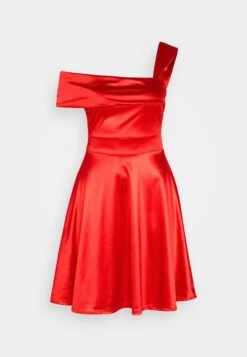 Wal G Kelly Asymmetric Skater - Robe De Soirée - Red -Wal G 4bb7196bb3904cb79bbdc55fc4ad96b5