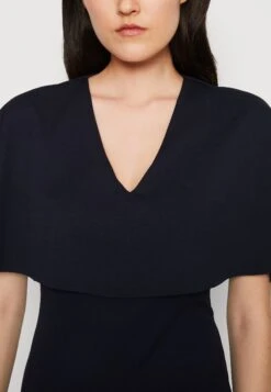 Wal G Ronny Cape Midi - Robe En Jersey - Navy Blue -Wal G 4bbd3cee2f9f4a13a832378b183dae26