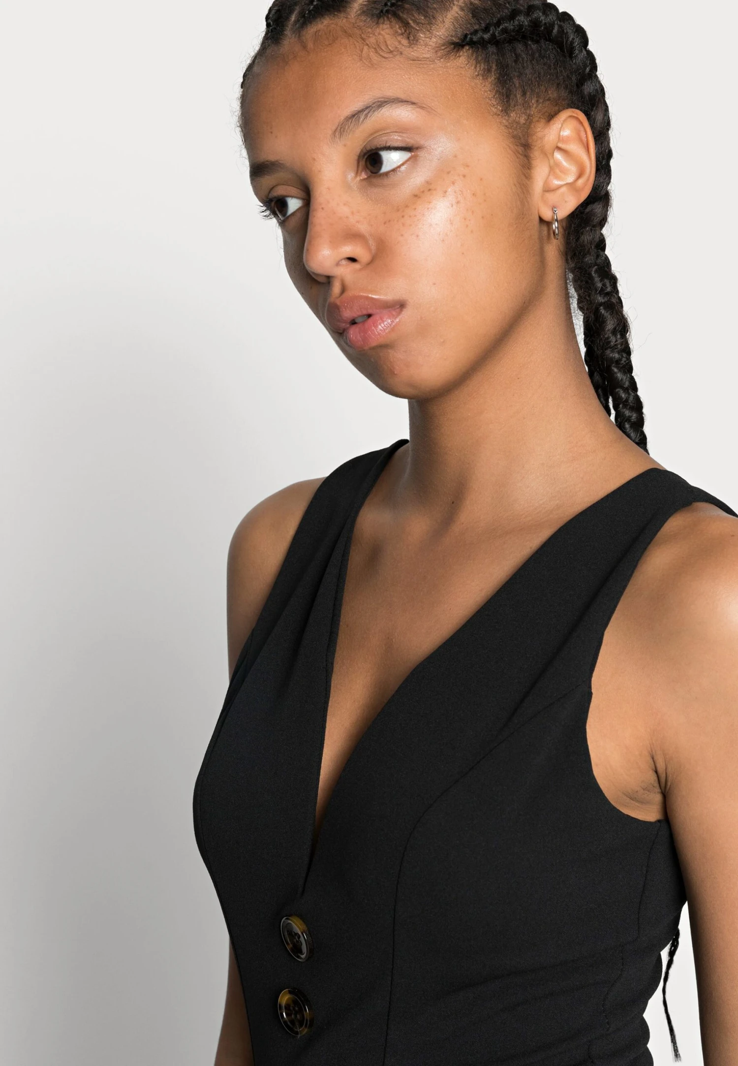 Wal G Tortoise Button Body - Débardeur - Black 7 Wal G Tortoise Button Body - Débardeur - Black – Image 5