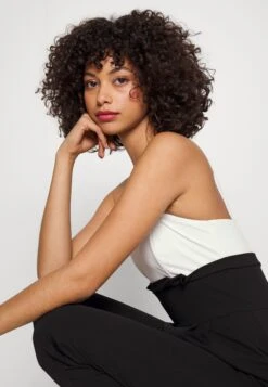 Wal G Janya Contrast Jumpsuit - Combinaison - Black/White -Wal G 4c9d039f5a3a40df9367b6a5245ac97e