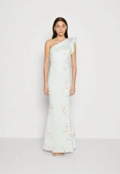 Wal G Wedding Tall Turn Heads Print Maxi - Robe De Cocktail - Sage Green