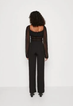 Wal G X Tonya Straight Leg Trouser - Pantalon Classique - Black -Wal G 4e010709551a458fb306c91aa43286ab