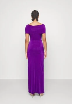 Wal G Wedding Odette Off Shoulder Maxi - Robe De Cocktail - Purple -Wal G 50f42d81372045c99b9725f789c3fc8d