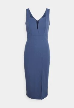 Wal G Cruise Midi Dress - Robe Fourreau - Denim Blue -Wal G 51cc3b8592df4a2eacd069a559f718d2