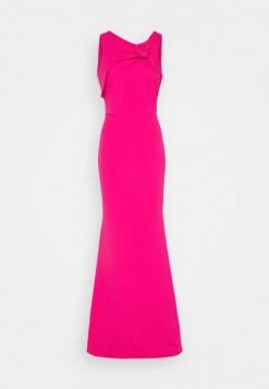 Wal G Sophie Knot Dress - Robe De Cocktail - Dark Fushia -Wal G 52693630851047c8b197f478e9932841