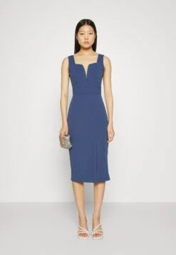 Wal G Cruise Midi Dress - Robe Fourreau - Denim Blue -Wal G 535b18798e0c4e1ea261a50b70577de7