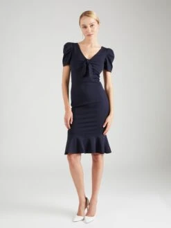 Wal G Mini-robes Robe WONDA Femme Bleu Marine -Wal G 53bb3d3091328edb7b5a642e4cb547dd