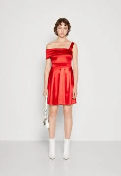 Wal G Kelly Asymmetric Skater - Robe De Soirée - Red -Wal G 55429efa54124daf8fdf5ad57049e5f7