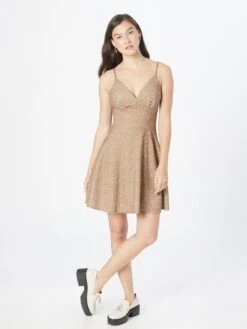 Wal G Robes De Cocktail Robe De Cocktail Femme Or -Wal G 567724b179cf725a24eac531e70c70ea