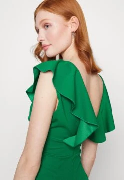 Wal G Himani V Neck Midi Dress - Robe Fourreau - Leaf Green -Wal G 593bc4de06064eda98984c11020c0309