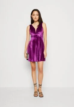 Wal G V Neck Skater - Robe De Soirée - Purple -Wal G 5bb8e12499e34a268b81b03a2fcd4290