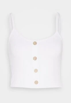 Wal G Christina Button Crop Top - Débardeur - White 12 Wal G Christina Button Crop Top - Débardeur - White -Wal G 5db20986a4f4430ea406cb55923c3910