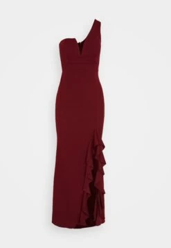 Wal G Soya One Shoulder Maxi Dress - Robe En Jersey - Berry Wine -Wal G 627835bf8cff4b529de150ad04a8b2bd