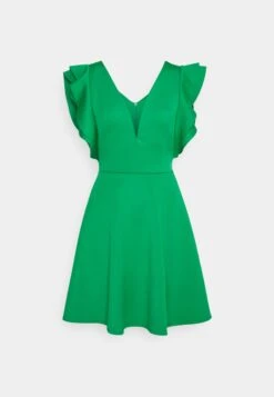 Wal G Haily Ruffle Skater - Robe De Soirée - Leaf Green -Wal G 62bec16fde464a0bb2a6d4b3b724b8c8