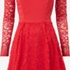 Wal G Mini-robes Robe ALMA Femme Rouge Clair -Wal G 62d0439400f7f75b2ecb91d417019419