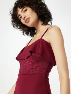 Wal G Robes De Soirée Robe De Soirée MITA Femme Lie De Vin -Wal G 656e7fa6e62ca5cfc1da2b0f053f4629