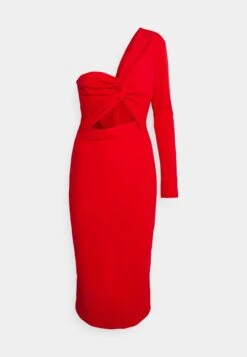 Wal G Lacey Midi Dress - Robe De Soirée - Red -Wal G 697e62499082494aa51b348eabe0f067