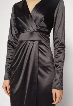 Wal G Reana Long Sleeve Midi - Robe De Soirée - Black -Wal G 69e40f40c8d24a4592dff4b89deceda0