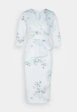 Wal G Wedding - Isabella Wrap Midi - Robe De Soirée - Light Blue -Wal G 6a513ff9bf394976b4c931bf26246b08