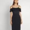 Wal G Emaan Midi Dress - Robe En Jersey - Navy Blue -Wal G 6d3eff27b95d47d0b6523e63698bb2b5