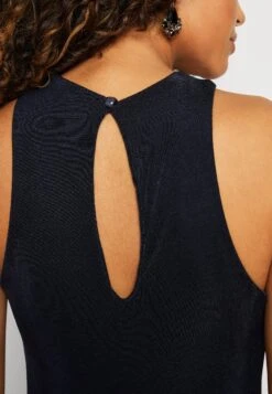 Wal G Arty Knot Maxi - Robe En Jersey - Navy Blue -Wal G 6f4ae94e7e954ecf95ded533297ed7e9