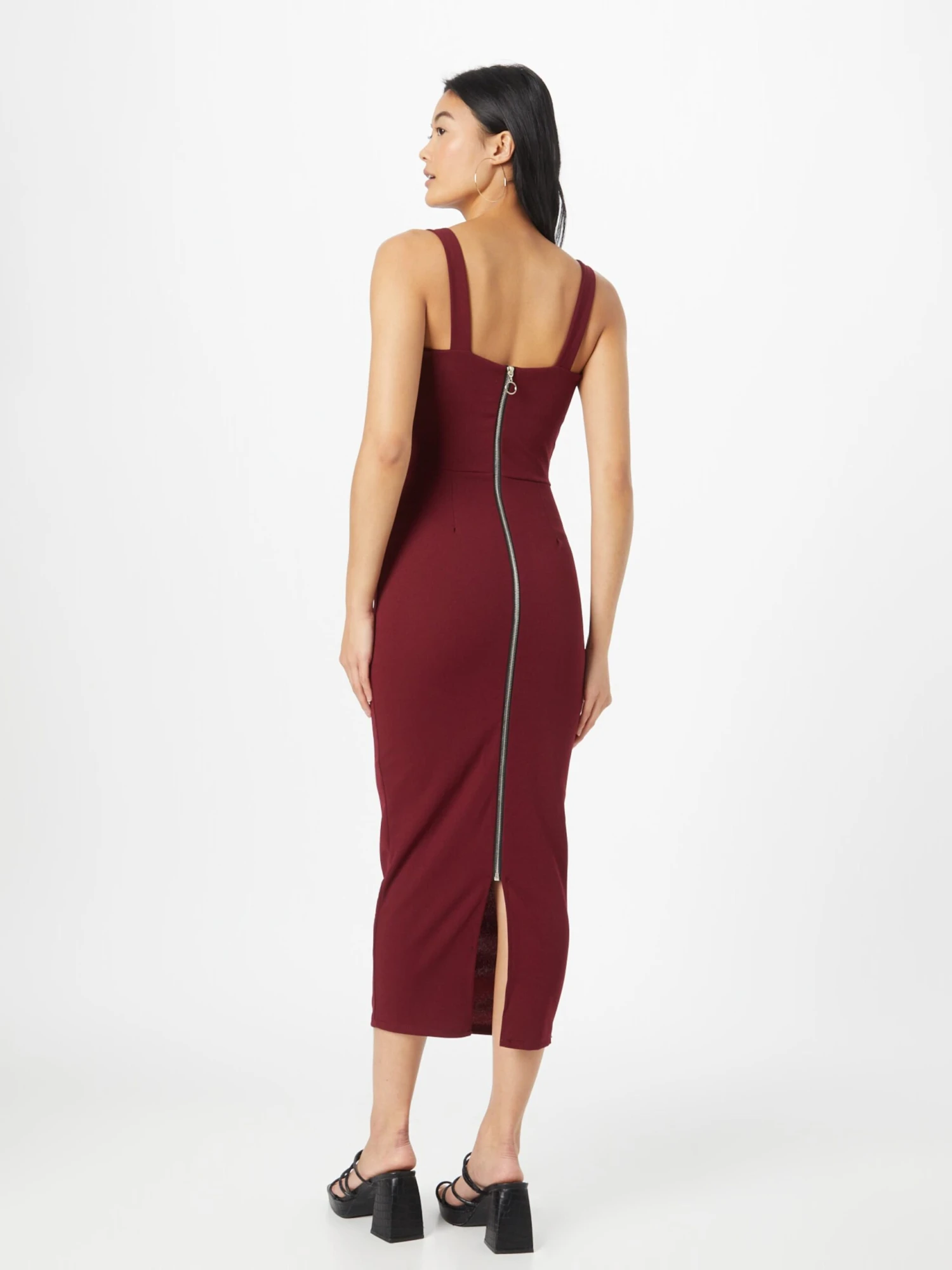 Wal G Robes En Jersey Robe BRODY Femme Lie De Vin 6 Wal G Robes En Jersey Robe BRODY Femme Lie De Vin – Image 4