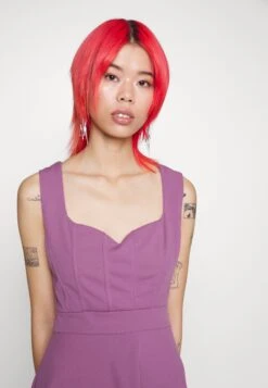 Wal G Missy Heart Skater Dress - Robe De Soirée - Mauve Pink -Wal G 70accfbbb86c44709f7a15ea1f5248e7