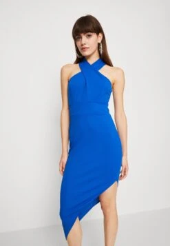 Wal G Jim Asymmetric Dress - Robe En Jersey - Electric Blue 11 Wal G Jim Asymmetric Dress - Robe En Jersey - Electric Blue -Wal G 70fa705136784121bef3b0e0ba6814c8