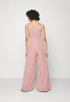 Teo V Neck Wide Leg Bow - Combinaison - Blush Pink 10 Teo V Neck Wide Leg Bow - Combinaison - Blush Pink -Wal G 71a74c1a2ae649a2aa19d15bed237e89