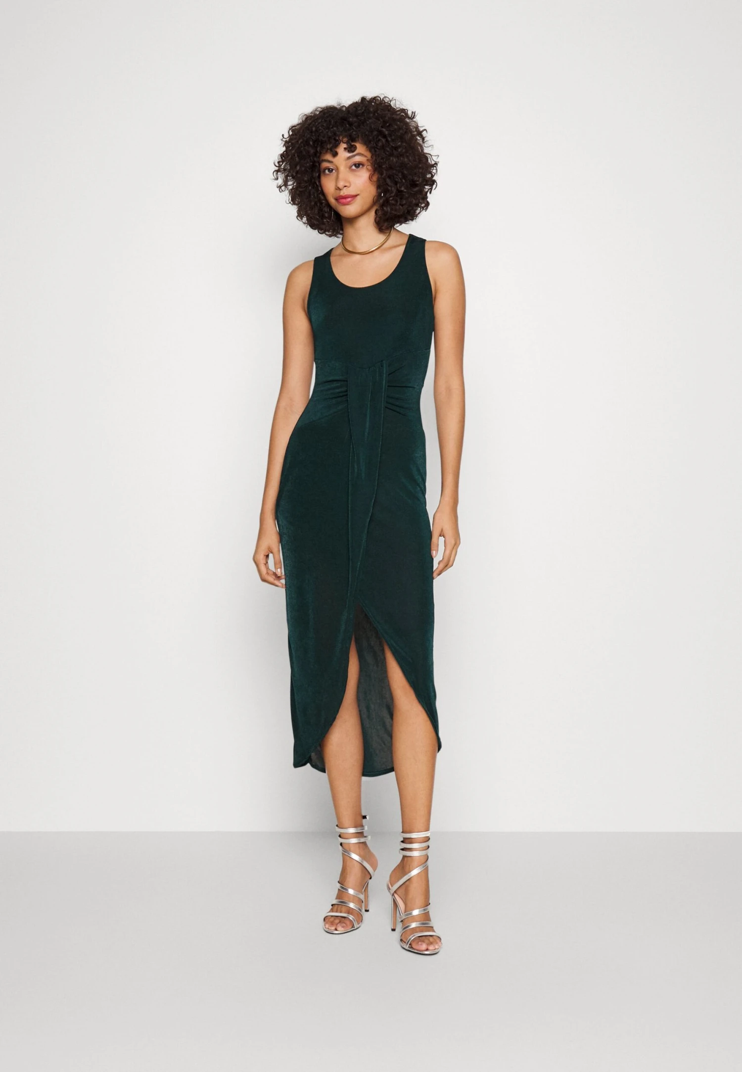 Wal G Shami Bodycon Midi - Robe En Jersey - Forest Green 4 Wal G Shami Bodycon Midi - Robe En Jersey - Forest Green – Image 2
