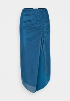 Wal G Roro Midi Skirt - Jupe Crayon - Dark Teal Blue 12 Wal G Roro Midi Skirt - Jupe Crayon - Dark Teal Blue -Wal G 738f979455d34d23be746139e7e907ae