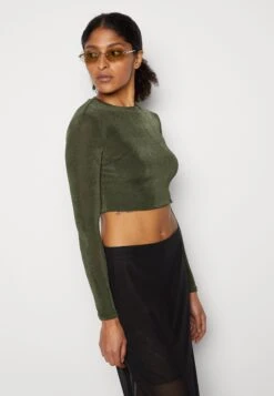 Wal G Nadia Long Sleeve - T-Shirt À Manches Longues - Khaki Green -Wal G 73a24e25902c4af181bd51c0e4309096