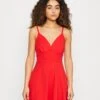 Wal G Jina Skater Dress - Robe En Jersey - Red -Wal G 7409e4eb95f448d1af7dc2117d60054f