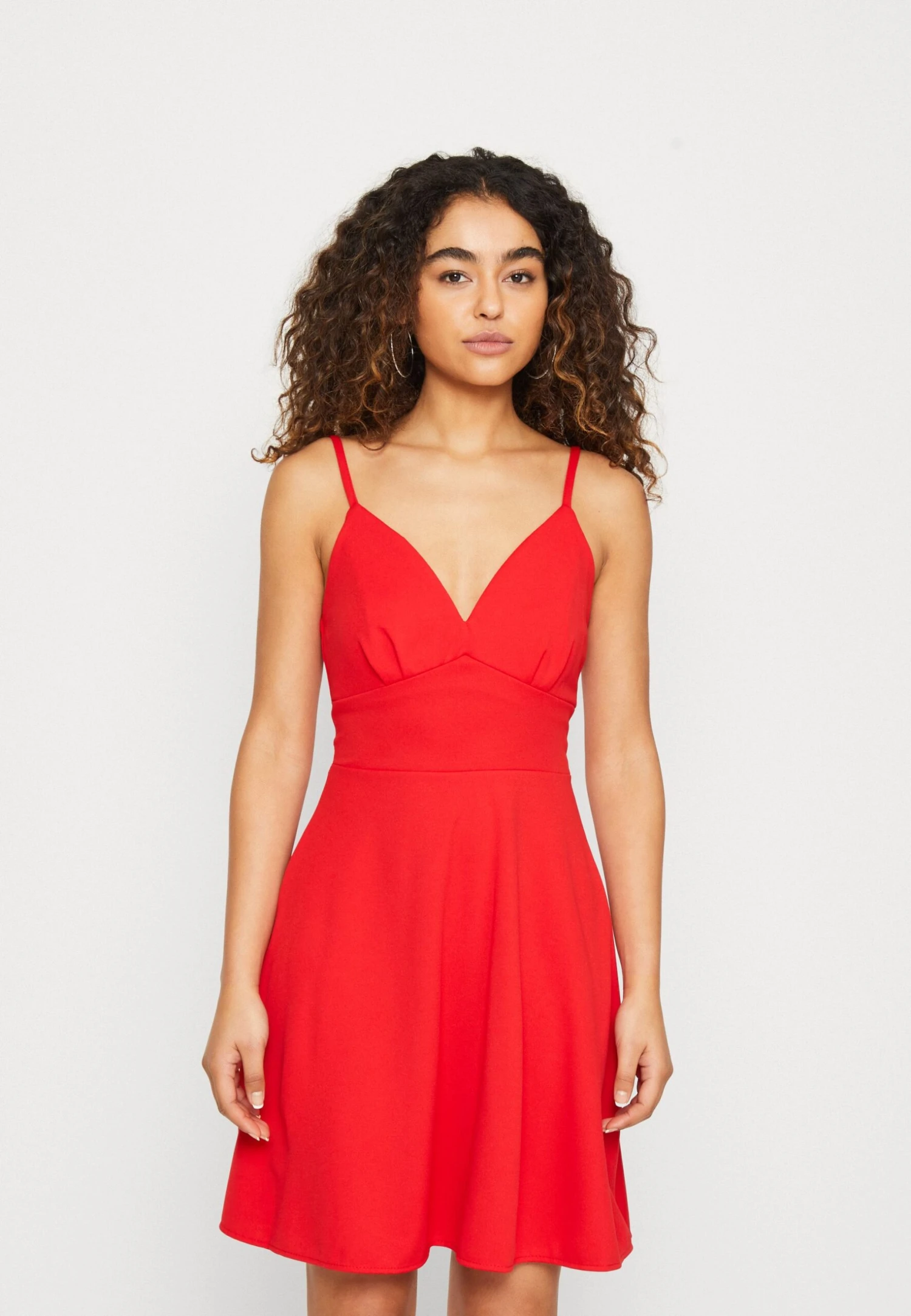 Wal G Jina Skater Dress - Robe En Jersey - Red 3 Wal G Jina Skater Dress - Robe En Jersey - Red