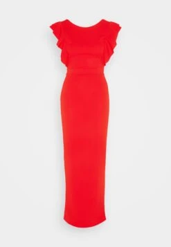 Wal G Jai Ruffle Maxi - Robe De Cocktail - Red 12 Wal G Jai Ruffle Maxi - Robe De Cocktail - Red -Wal G 74ffe9b6c6b5425a91bb30e94e5837d7