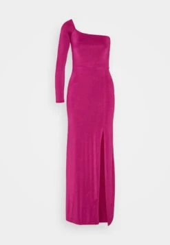 Wal G Arrabella One Sleeve Maxi - Robe En Jersey - Magenta -Wal G 753e07ca56eb470db04999177f4d0e8a