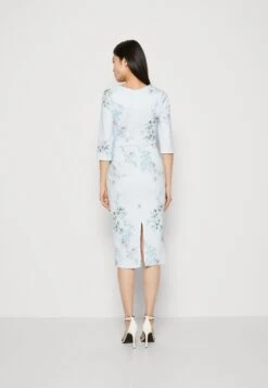 Wal G Wedding - Isabella Wrap Midi - Robe De Soirée - Light Blue -Wal G 75a568883a5f4e5a8195a68f61eff27c