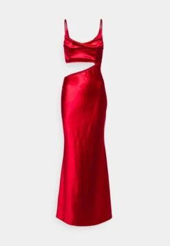 Wal G Sharara Cut Out Dress - Robe De Soirée - Red -Wal G 76b1b3b173ea4d1889776220e4863885