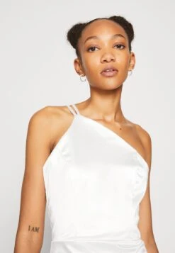 Wal G Chantal One Shoulder Maxi - Robe De Cocktail - White -Wal G 7784b86b6ead4671ae341ceefa30852b