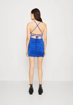 Wal G Ru Backless Mini - Robe En Jersey - Electric Blue 10 Wal G Ru Backless Mini - Robe En Jersey - Electric Blue -Wal G 7927f13a4b814d5aa79adbf303c76659