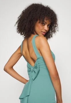 Wal G Sacha Frill Dress - Robe De Cocktail - Sage Green -Wal G 7a1e21e5c0f44d3bb987f28a4291a77c