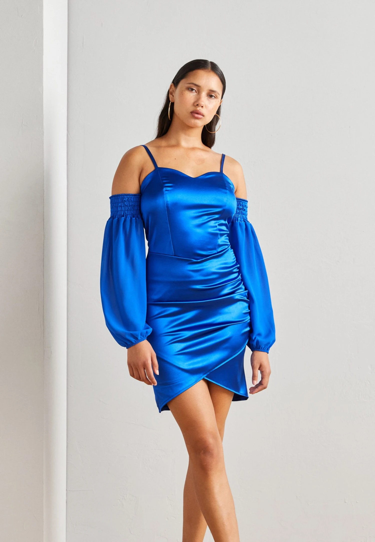Wal G Dash Sleeve Mini - Robe De Soirée - Electric Blue 3 Wal G Dash Sleeve Mini - Robe De Soirée - Electric Blue