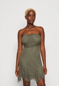 Wal G Dan Mini - Robe De Jour - Khaki Green