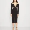 Wal G Monet Cut Out Midi - Robe En Jersey - Black -Wal G 8106976c1e754d61b1bd6d50753d4122