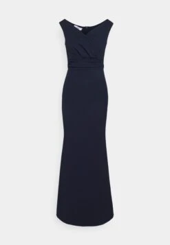 Wal G Andrew Off Shoulder Maxi Dress - Robe De Cocktail - Navy Blue 10 Wal G Andrew Off Shoulder Maxi Dress - Robe De Cocktail - Navy Blue -Wal G 81e2e006b27d474eb761e24f691ea606