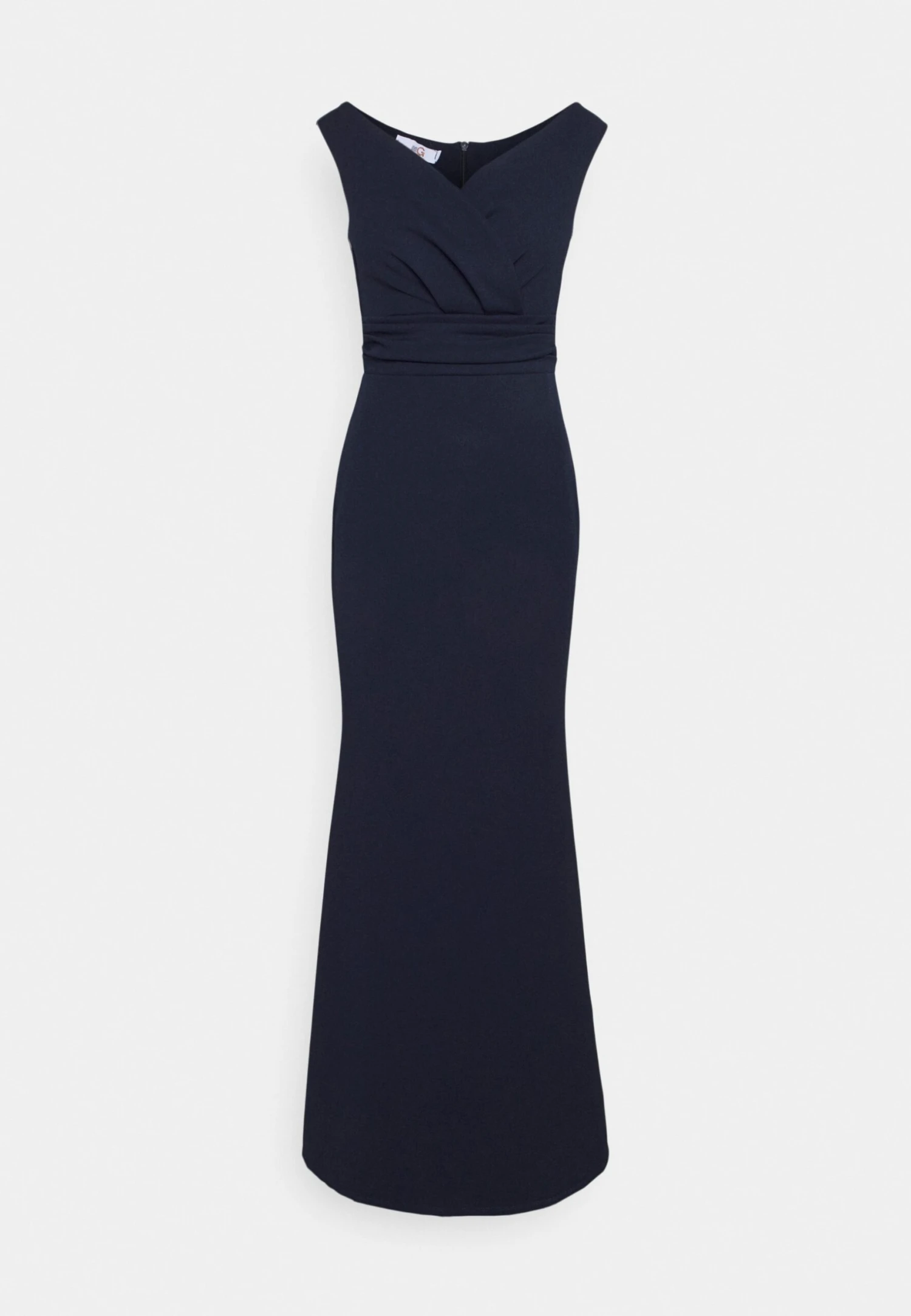 Wal G Andrew Off Shoulder Maxi Dress - Robe De Cocktail - Navy Blue 6 Wal G Andrew Off Shoulder Maxi Dress - Robe De Cocktail - Navy Blue – Image 4